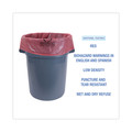 Bulk Savings Pricing 3 | Boardwalk A8046PRK 40 in. x 46 in. 45 gal. 1.3 mil Linear Low Density Health Care Trash Can Liners - Red (100/Carton) image number 3