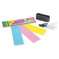 Office & Office Supplies | Pacon P5188 12 x 3 Dry Erase Sentence Strips - Blue/Pink/Yellow (12/Pack) image number 0