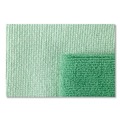 Cleaning Cloths | Rubbermaid Commercial 1820578 12 in. x 12 in. Microfiber Cleaning Cloths - Green (24/Pack) image number 3
