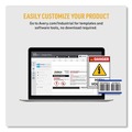 Office Jansan | Avery 60501 UltraDuty 8.5 in. x 11 in. GHS Chemical Waterproof and UV Resistant Labels - White (50/Box) image number 6