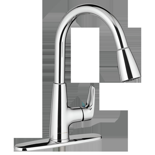 Fixtures | American Standard 7074.300.002 Colony PRO Single Hole Kitchen Faucet with Pull-Down Spray (Polished Chrome) image number 0