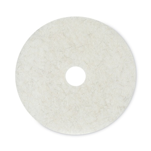 Just Launched | Boardwalk BWK4020NAT 20 in. Diameter Burnishing Floor Pads - Natural White (5/Carton) image number 0
