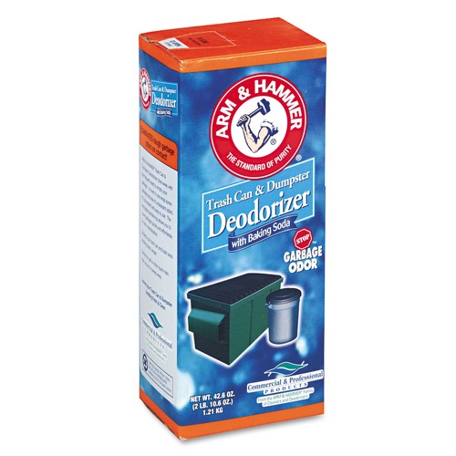 Odor Control | Arm & Hammer 33200-84116 42.6 oz. Sprinkle Top Trash Can and Dumpster Powder Deodorizer - Original image number 0