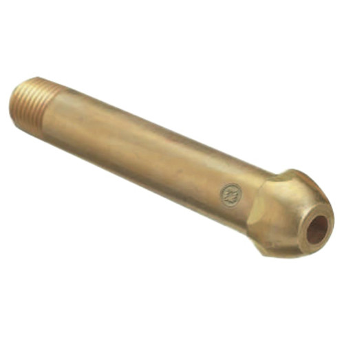Air Tool Adaptors | Western Enterprises SS-60-3 CGA-677 2-1/2 in. x 1/4 in. NPT Stainless Steel Inert Gas Regulator Inlet Nipple image number 0