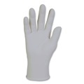 Disposable Gloves | Ansell 50708 3.5 mil Thick 9.5 in. Long Powder-Free STERLING Nitrile Exam Gloves - Large, Sterling Gray (200/Box) image number 1