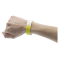Bulk Savings Pricing 3 | Advantus 75512 9.75 in. x 0.75 in. Sequentially Numbered Crowd Management Wristbands - Yellow (500/Pack) image number 2