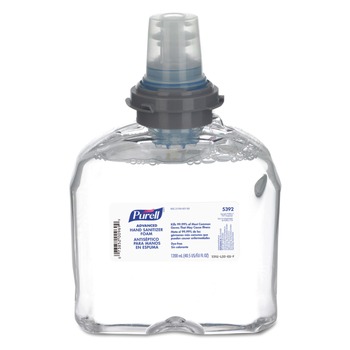 PURELL 5392-02 1200 mL Advanced TFX Foam Instant Hand Sanitizer Refill - White
