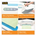 Laminating Supplies | Scotch TP3854-20DE 8.9 in. x 11.4 in. 3 mil. Laminating Pouches - Clear (20/Pack) image number 4
