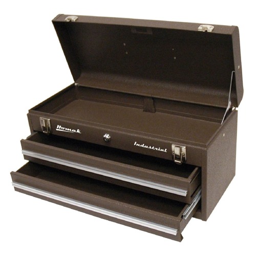 Tool Chests | Homak BW00202200 2-Drawer 20 in. Friction Toolbox - Brown image number 0