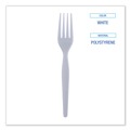  | Boardwalk BWKFORKHW Heavyweight Polystyrene Fork Cutlery - White (1000/Carton) image number 4