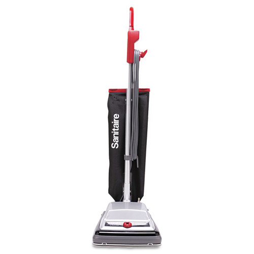 Customer Appreciation Sale - Save up to $60 off | Sanitaire SC889D 12 in. Cleaning Path Tradition QuietClean Upright Vacuum SC889A - Gray/Red/Black image number 0