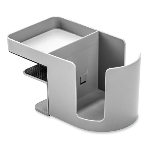 Bulk Savings Pricing 2 | Deflecto 400000 3.94 x 7.04 x 3.54 Standing Desk Cup Holder Organizer - Gray image number 0