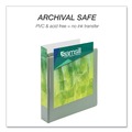 Binders & Binding Supplies | Samsill U69342 Earth's Choice Plant-Based BOHO 11 in. x 8.5 in. 1 in. Capacity D-Ring View Binders - Sage (2/Pack) image number 2