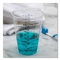 Office Jansan | Dart TP10DGM 10 oz. Graduated Plastic Medical and Dental Cups - Clear (1000/Carton) image number 2
