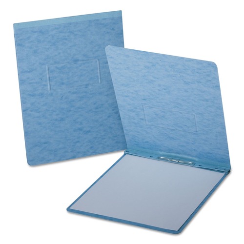 Customer Appreciation Sale - Save up to $60 off | Oxford 71101 PressGuard 2 in. Capacity Two-Prong Metal Fastener 8.5 in. x 11 in. Report Cover with Reinforced Top Hinge - Light Blue image number 0