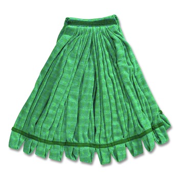 Rubbermaid Commercial 1 in. Headband Microfiber Tube Wet Mop - Green