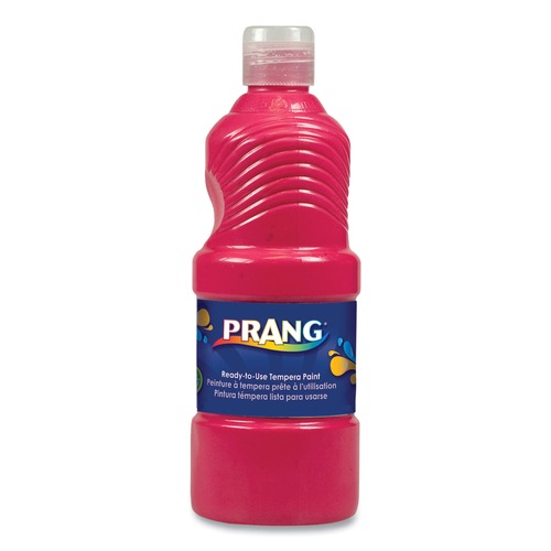 Painting | Prang X21618 16 oz. Dispenser-Cap Bottle Ready-to-Use Tempera Paint - Magenta image number 0
