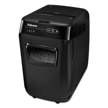 Fellowes Mfg Co. Automax 200c Auto Feed Medium-Duty Cross-Cut Shredder with 200-Sheet Capacity