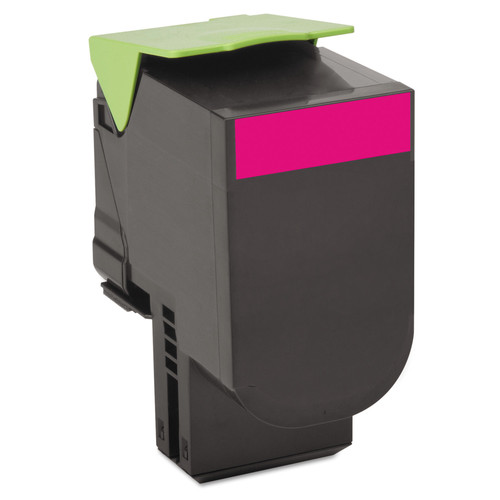 Ink & Toner | Lexmark 80C1XM0 Return Program 4,000 Page-Yield Toner - Magenta image number 0