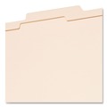 Office Jansan | Smead 13700 2 in. Expansion 1 Divider 4 Fasteners Four-Section Top Tab Classification Folders - Manila (10/Box) image number 2