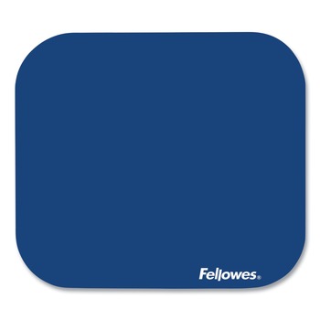 Fellowes Mfg Co. 9 in. x 8 in. Polyester Mouse Pad - Blue
