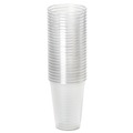 Just Launched | Dixie CP10DX WiseSize 10 oz. PETE Plastic Cold Cups - Clear (20-Pack/Carton, 25/Pack) image number 1