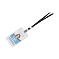 Office Jansan | Advantus 75403 36 in. Long Metal Clip Fastener Deluxe Safety Lanyards - Black (24/Box) image number 3