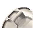 Trash & Waste Bins | Rubbermaid Commercial FG261000WHT 10 gal. Vented Round Plastic Brute Container - White image number 2
