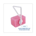 Odor Control | Boardwalk BWKB04BX 4 oz. Cherry Scent Toilet Bowl Para Deodorizer Block - Pink (12/Box) image number 4