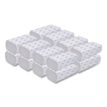 GEN 9.25 in. x 9.05 in. 1-Ply Multifold Towels - White (16 Packs/Carton)