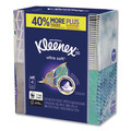Kleenex 50173 8.75 in. x 4.5 in. 3-Ply Ultra Soft Facial Tissue - White (4/Pack) image number 2