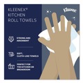 Cleaning & Janitorial Supplies | Kleenex 13964 11 in. x 10.4 in. Premiere Kitchen Roll Towels - White (24-Rolls/Carton) image number 8