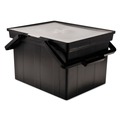 Office Jansan | Advantus TLF-2B 17 in. x 14 in. x 11 in. Letter/Legal Companion Portable File - Black image number 0