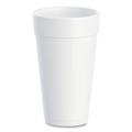 Food Trays, Containers, and Lids | Dart 20J16 20 oz. Foam Drink Cups (500/Carton) image number 0