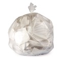 Trash Bags | Heritage Z8048MN R01 40 in. x 48 in. 11 mic 45 Gallon High-Density Waste Can Liners - Natural (250/Carton) image number 0