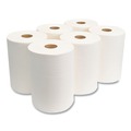 Morcon Paper M610 10 in. x 500 ft., 1-Ply, 10 in. TAD Roll Towels - White (6 Rolls/Carton) image number 0
