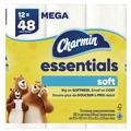 Office Jansan | Charmin 80370714 2-Ply Septic Safe Essentials Soft Bathroom Tissue - White (4 Packs/Carton) image number 0