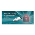 Office Electronics & Batteries | Verbatim 70057 128 GB Store 'n' Go Secure Pro USB Flash Drive with AES 256 Encryption - Silver image number 1