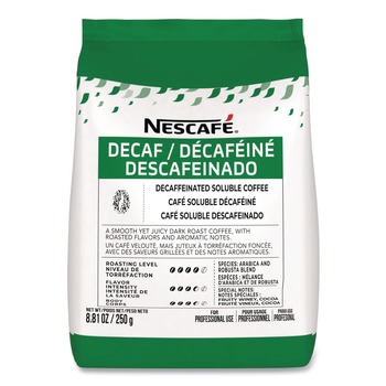 Nescafe 8.81 oz Bulk Decaf Ground Coffee - Arabica (4/Carton)