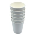 Bulk Savings Pricing 3 | Boardwalk BWKDW8HCUP 8 oz Double-Walled Paper Hot Cups - White (500/Carton) image number 3