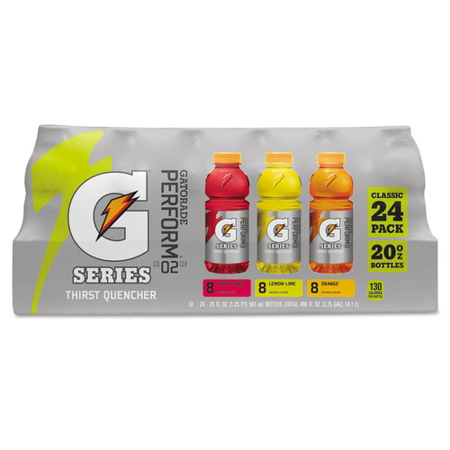Beverages & Drink Mixes | Gatorade 20781 20 oz. G-Series Perform 02 Thirst Quencher (Variety Pack) (24-Pack) image number 0