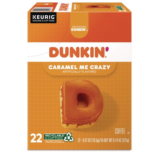 Bulk Savings Pricing 2 | Dunkin' 5000364900 K-Cup Pods - Caramel Me Crazy (22/Box) image number 0