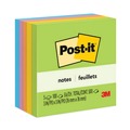 Office Jansan | Post-it Notes 654-5UC 3 in. x 3 in. Original Pads - Floral Fantasy Collection (100-Sheets/Pad, 5-Pads/Pack) image number 0