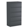 | Alera 25499 36 in. x 18.63 in. x 67.63 in. 5 Lateral File Drawer - Legal/Letter/A4/A5 Size - Charcoal image number 0