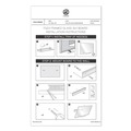 White Boards | U Brands 3196U00-01 23 in. x 17 in. Monthly View 3-N-1 Magnetic Glass Dry Erase Combo Board - White Aluminum image number 5