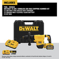 Rotary Hammers | Dewalt DCH832X1 60V MAX Brushless Lithium-Ion 15 lbs. Cordless SDS Max Chipping Hammer Kit (9 Ah) image number 1