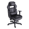  | Alera BT51593GY 15.91 in. to 19.8 in. Seat Height Racing Style Ergonomic Gaming Chair - Black image number 0