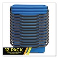 Mop Buckets | Gritt Commercial GRI18312PK 3-Gallon Window and General Cleaning Bucket - Blue (12/Carton) image number 2