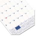 Calendars & Planners | Brownline C171101 12-Month (Jan to Dec): 2026 8 in. x 11 in. One Month Per Page Twin-Wirebound Wall Calendar - White/Blue Sheets image number 2