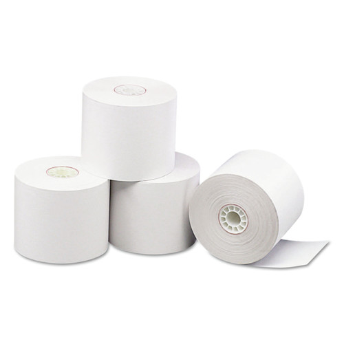 PM Company 05329 0.45 in. Core 2.31 in. x 209 ft. Direct Thermal Printing Paper Rolls - White (24-Piece/Carton) image number 0